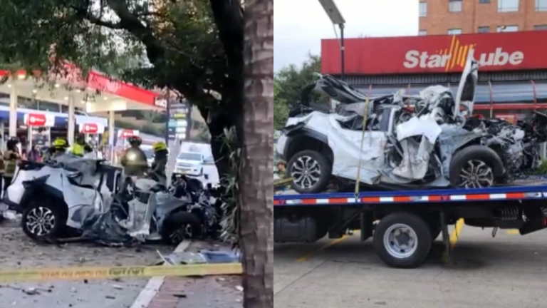 Grave accidente de tránsito en la carrera séptima de Bogotá dejó un