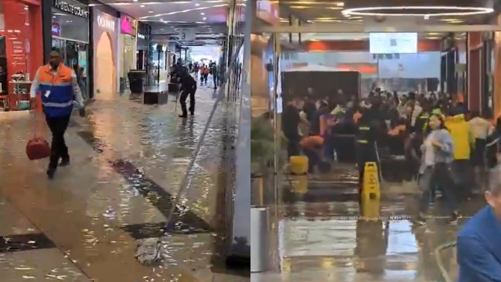 Video Impresionante Inundaci N En Unicentro Tras Fuerte Granizada En