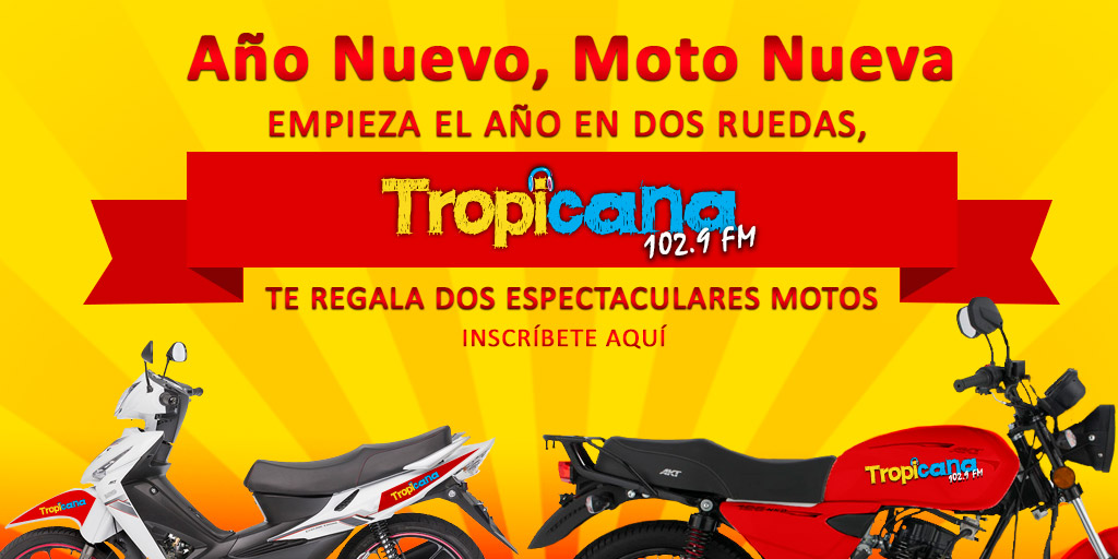 año nuevo moto nueva tropicana