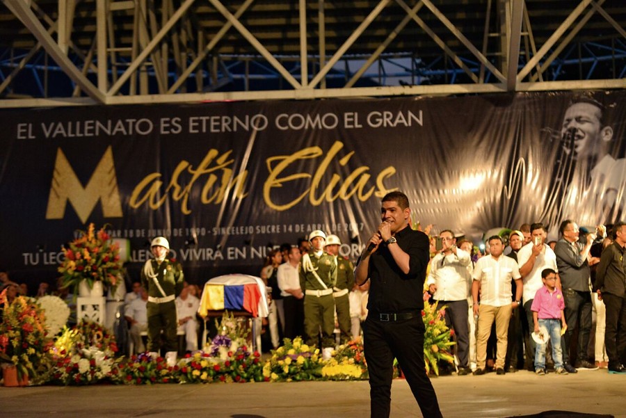 Homenaje Martín Elías. Colprensa-Wendy Peralta