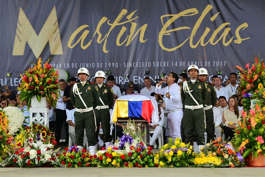 Homenaje Martín Elías. Colprensa-Wendy Peralta