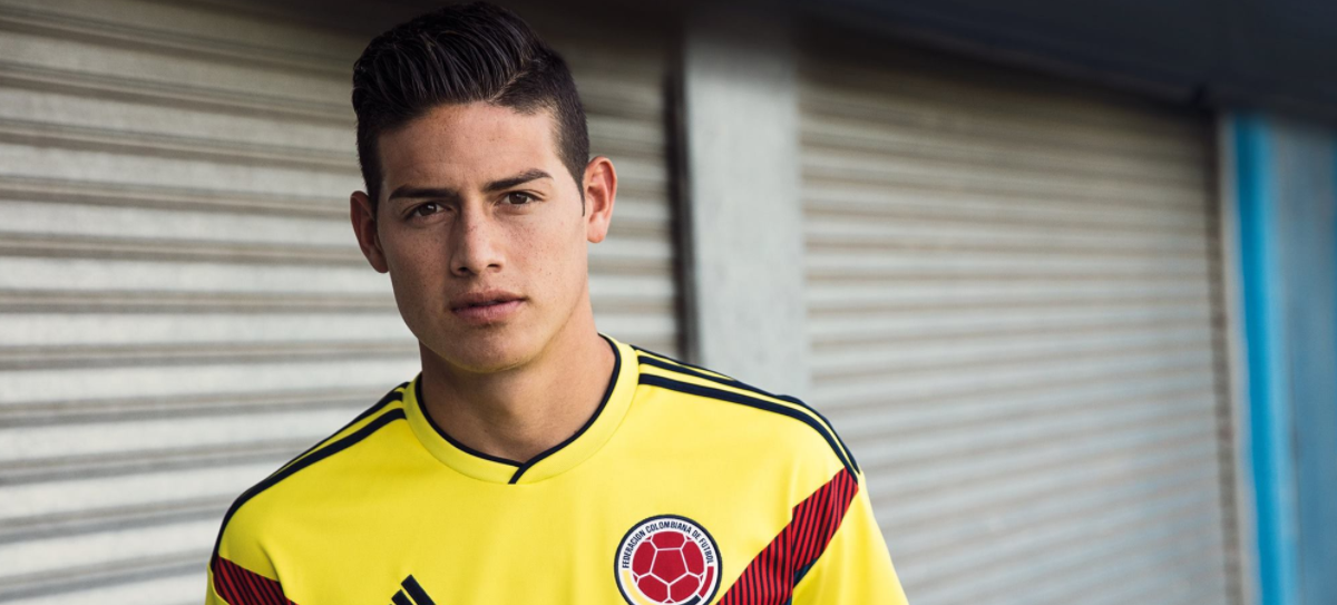 james rodrígez nuevacamiseta colombia