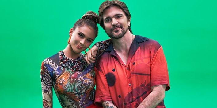 Con las ‘bubis’ sobre Juanes, Greeicy Redón recordó una foto junto al cantante paisa