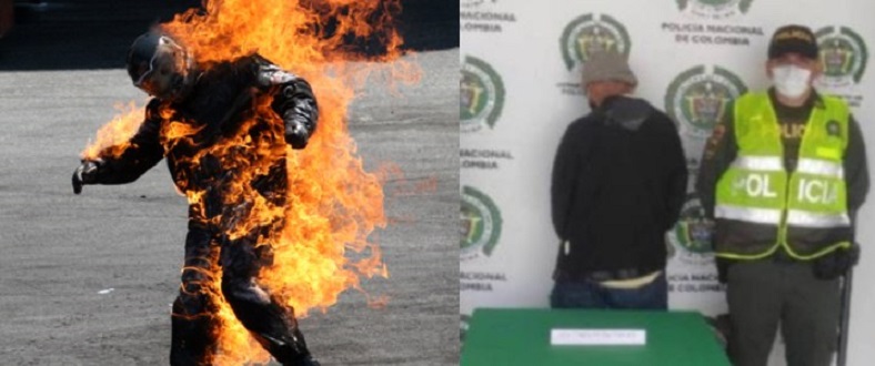 Habitante de calle le prendió fuego a un hombre por no darle limosna