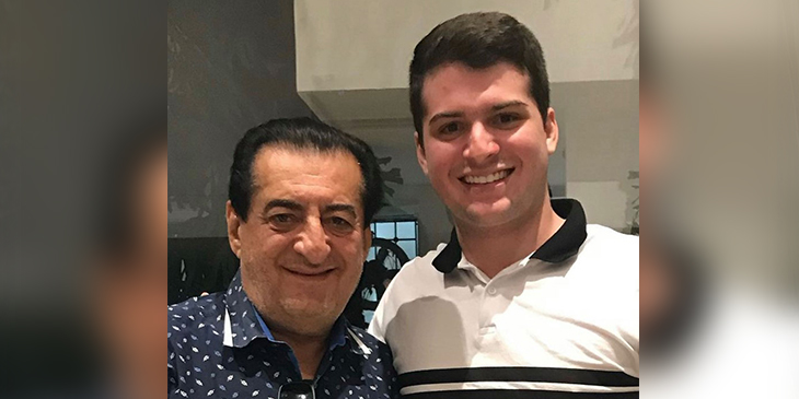 Jorge Oñate y su hijo Foto Instagram