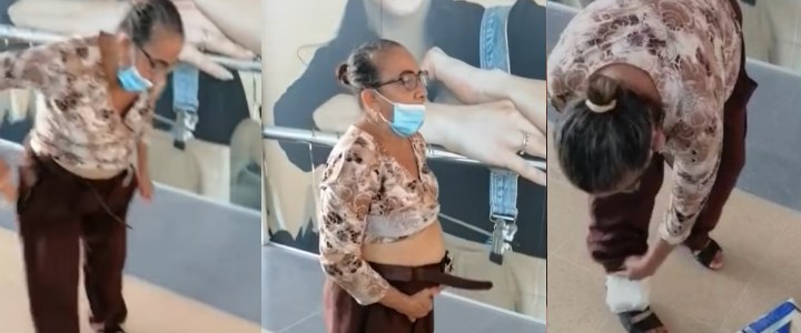 Capturan a una abuela robando alimentos en un supermercado