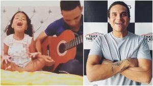 Niña conquistó a Silvestre cantando uno de sus temas _ Foto_ Instagram