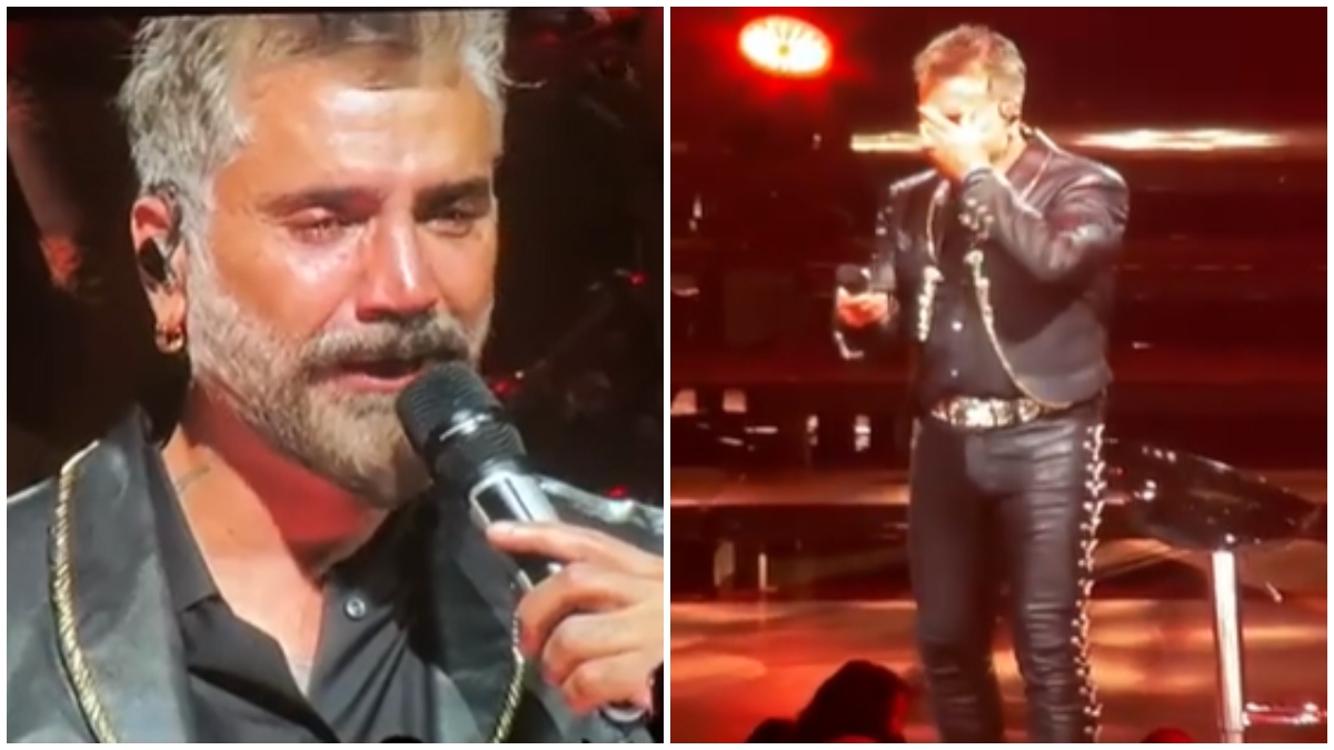 Desgarrador video: Alejandro Fernández lloró en concierto al cantar tema de  Vicente
