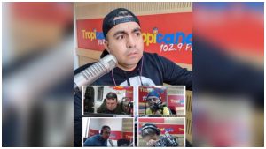 230222 Locutores de Tropicana sintieron el temblor _ Foto_ captura video