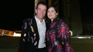 150322 Rigoberto Uran y Michelle Durango