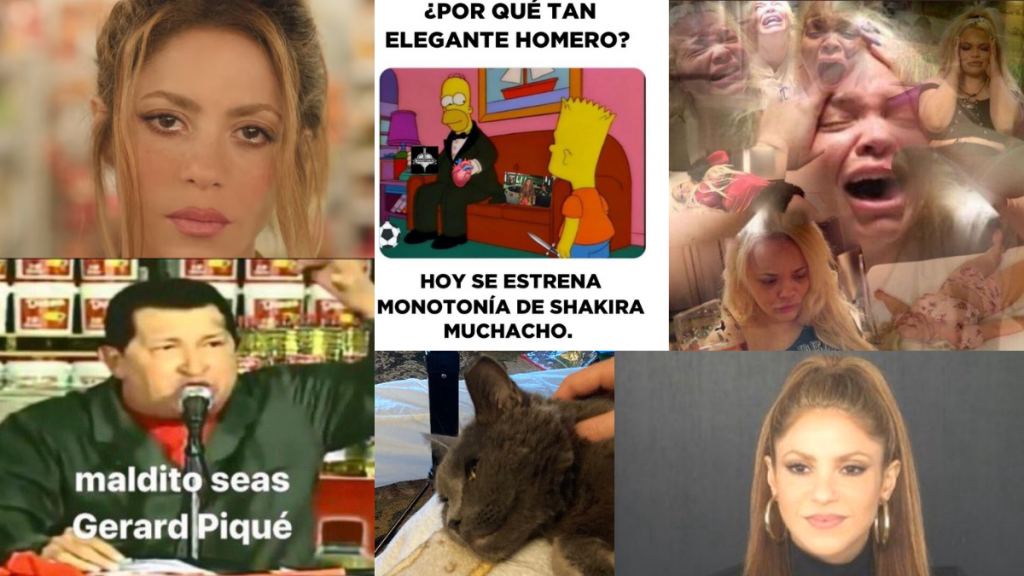 Memes Shakira Estrena Su Canción Monotonía