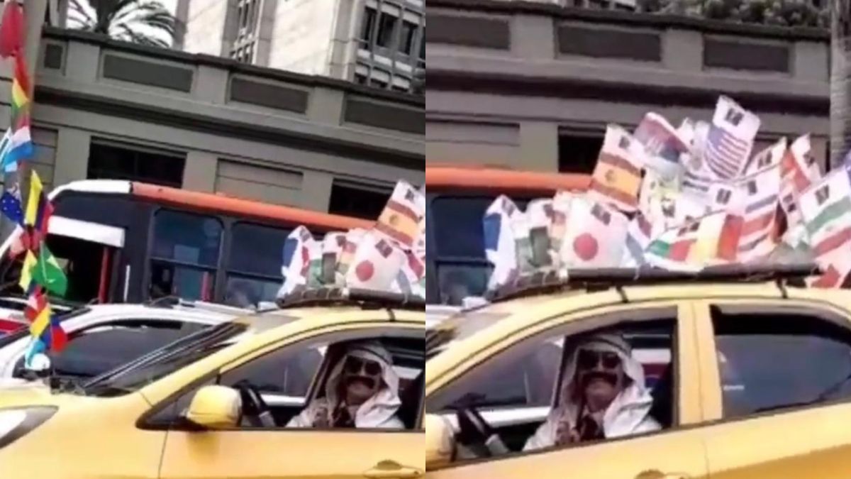 Video: Taxista paisa que se disfraza de jeque árabe causa furor en redes