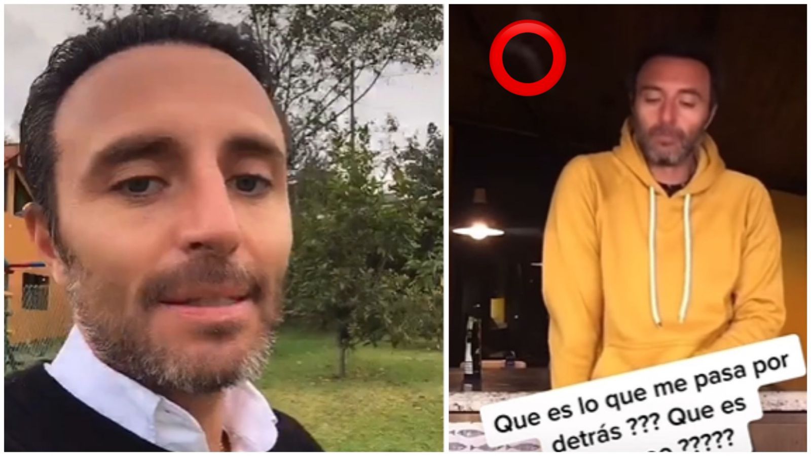 ¿Un fantasma? Actor grabó algo raro / foto: Instgaram