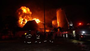 Apagaron incendio en Barranquilla