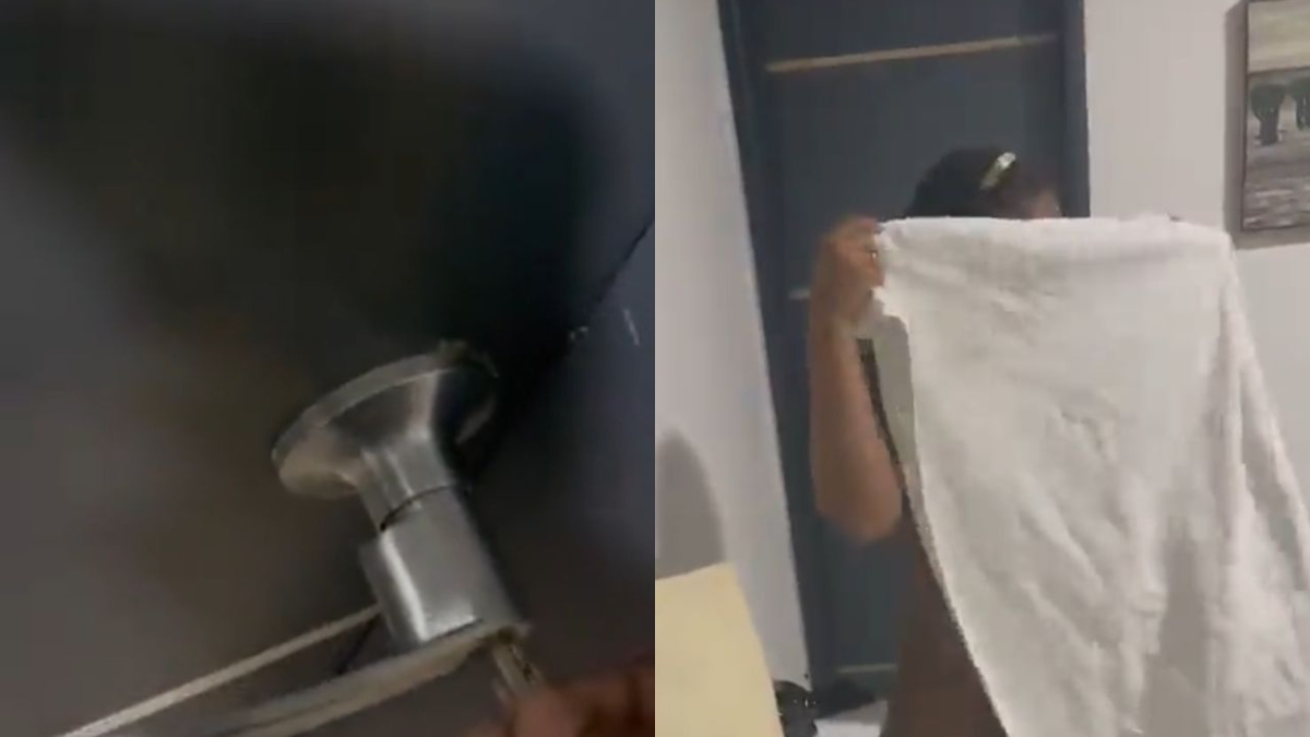 VIDEO: Mujer encuentra a su esposo con la amante en un motel