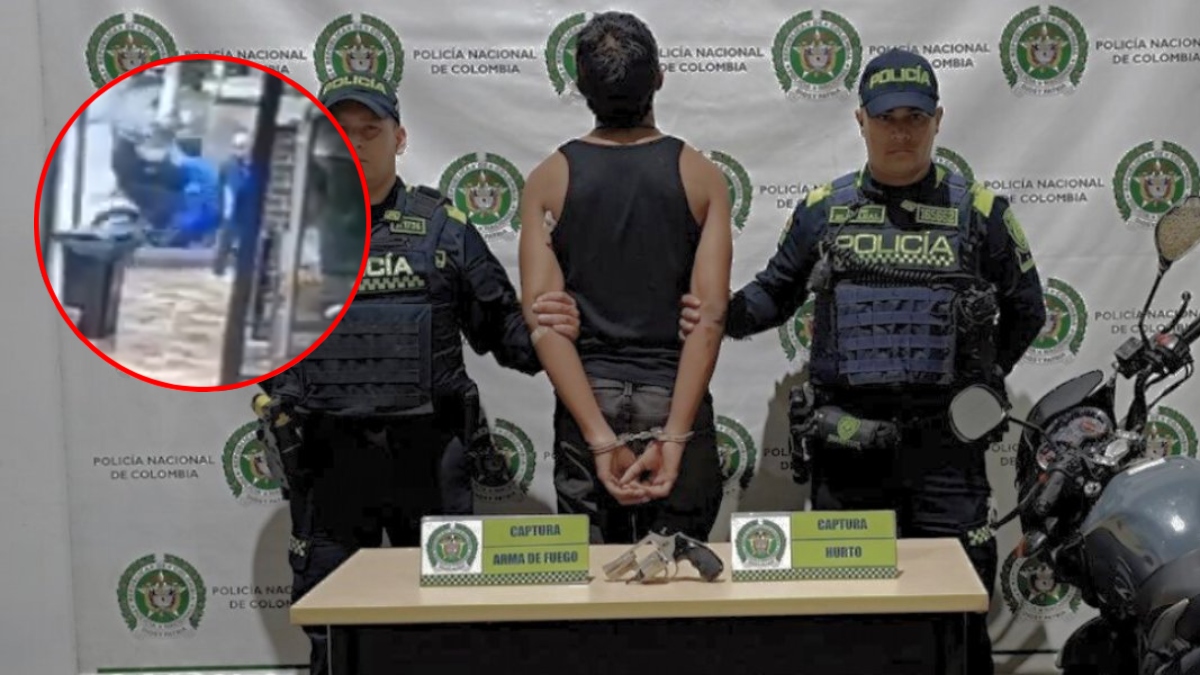 Crédito: Policía Medellín / Captura video