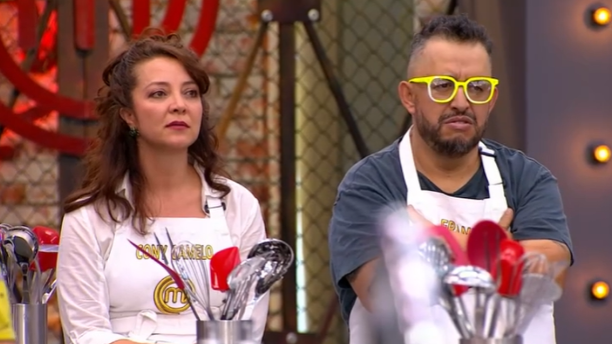 Se fastidió? Así fue la reacción de Cony Camelo al hacer equipo con Franko  en Masterchef