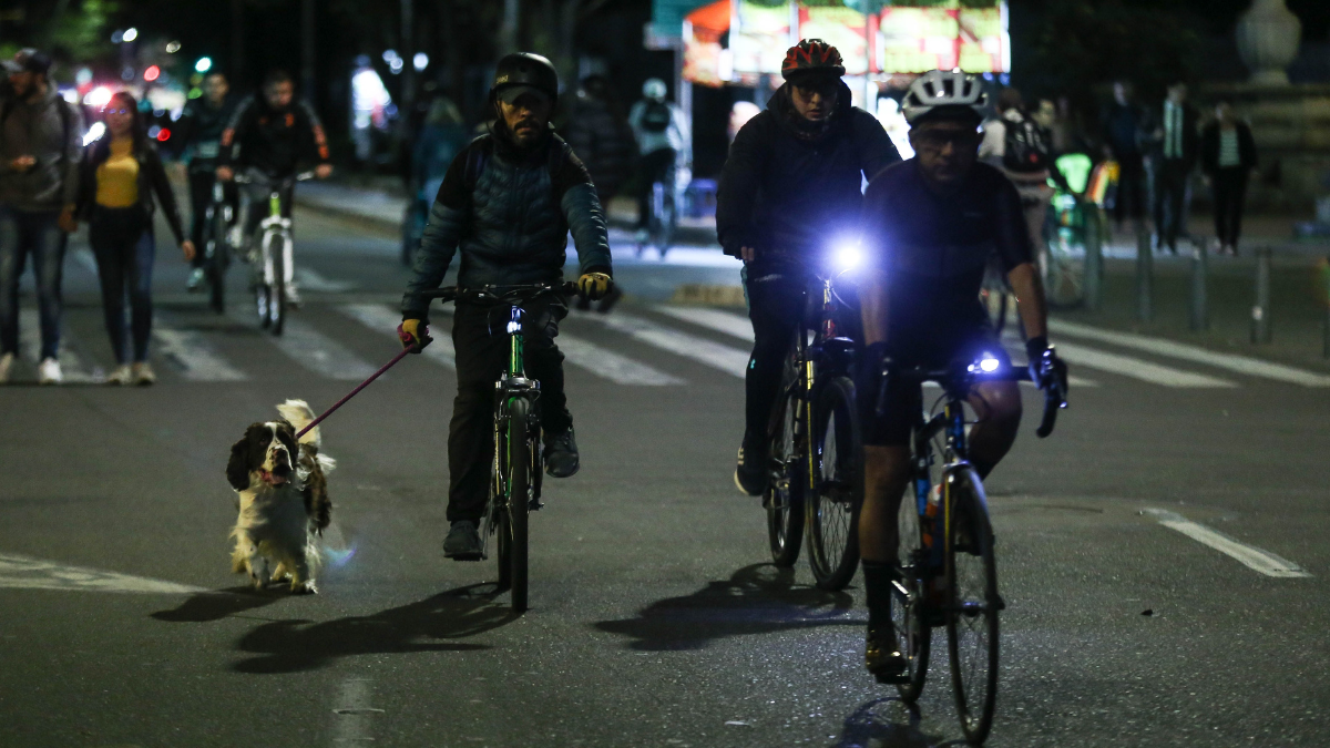 Ciclovía Nocturna Bogotá