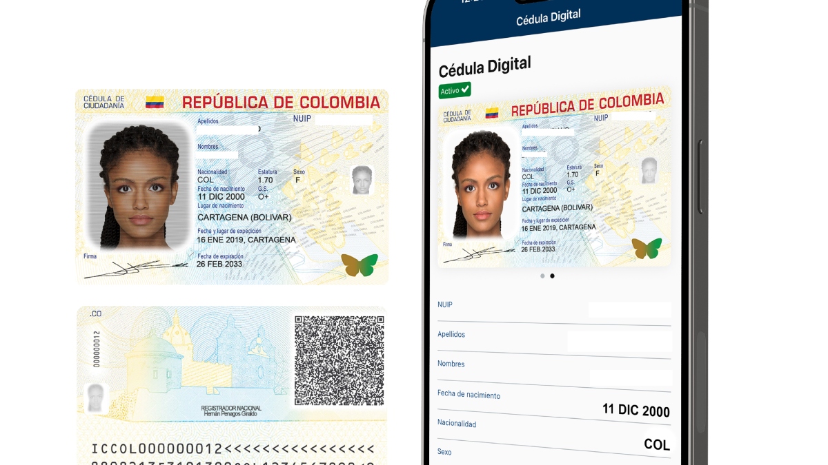 Crédito: Cédula digital / Registraduría Nacional
