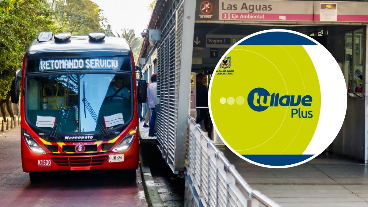 Tarjeta TuLlave en Transmilenio // Foto: Getty Images y Alcaldía de Bogotá